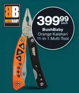 Checkers BushBaby Orange Kalahari 11-In-1 Multi-Tool offer
