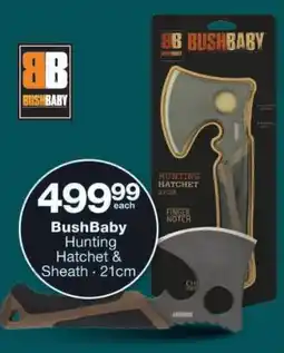 Checkers BushBaby Hunting Hatchet & Sheath offer