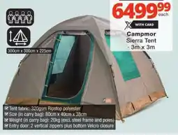 Checkers Campmor Sierra Tent offer
