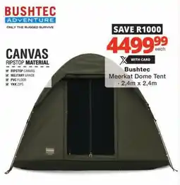 Checkers Bushtec Meerkat Dome Tent offer