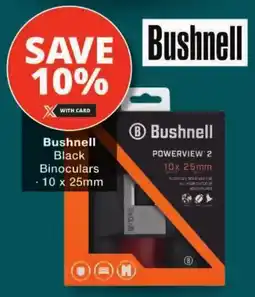 Checkers Bushnell Black Binoculars offer