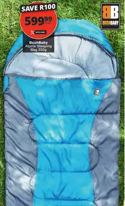 Checkers BushBaby Alpine Sleeping Bag offer