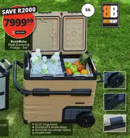Checkers BushBaby Dual Camping Fridge offer