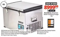 Checkers BushBaby Stainless Steel Camping Fridge offer