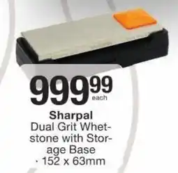 Checkers Sharpal Dual Grit Whetstone with Storage Base offer