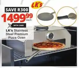 Checkers LK's Stainless Steel Premium Pizza Oven offer