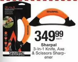 Checkers Sharpal 3-In-1 Knife, Axe & Scissors Sharpener offer