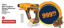 Musica Ingco 20V Cordless Rotary Hammer offer