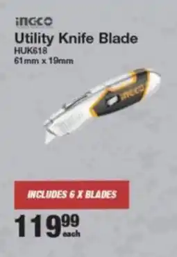 Musica Ingco Utility Knife Blade offer