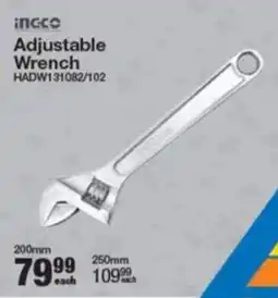 Musica Ingco Adjustable Wrench offer