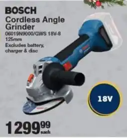 Musica Bosch Cordless Angle Grinder offer