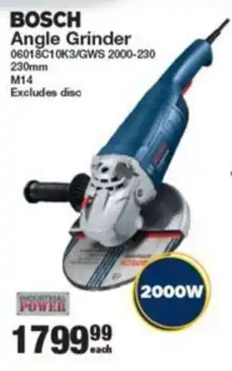 Musica Bosch Angle Grinder offer