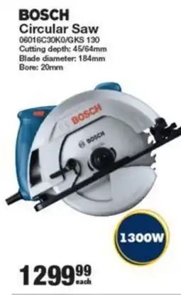 Musica Bosch Circular Saw offer