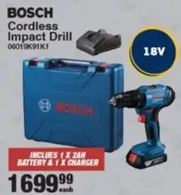 Musica Bosch Cordless Impact Drill offer