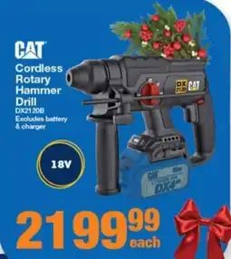 Musica CAT Cordless Rotary Hammer Drill offer