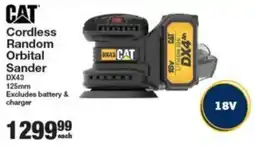 Musica CAT Cordless Random Orbital Sander offer