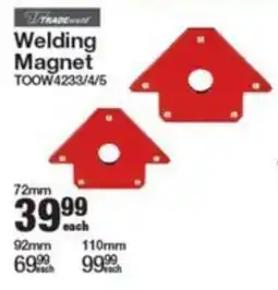 Musica Tradeweld Welding Magnet offer