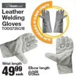 Musica Tradeweld Leather Welding Gloves offer