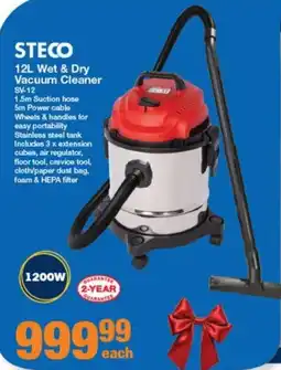 Musica Steco Wet & Dry Vacuum Cleaner offer