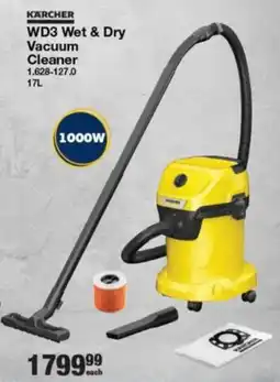 Musica Karcher WD3 Wet & Dry Vacuum Cleaner offer