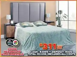 Lewis Chloe headboard with pedestals offer