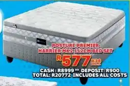 Lewis Sealy posture premier harrier mk2 152cm bed set offer