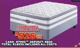 Lewis Slumberland trophy mk2 152cm bed set offer