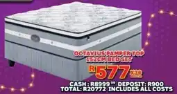 Lewis Octavius pamper top 152cm bed set offer