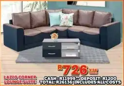 Lewis Lazio corner lounge suite offer