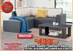 Lewis Willow mk2 corner lounge suite offer