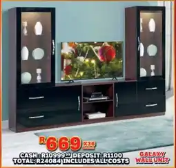 Lewis Galaxy wall unit offer