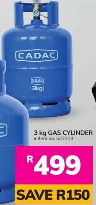 Game Cadac 3Kg Gas Cylinder offer