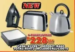 Lewis Lifestyle Living 4-piece Stainless Steel Pack offer