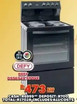 Lewis Defy stove offer