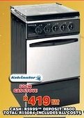 Lewis Kelvinator gas stove offer