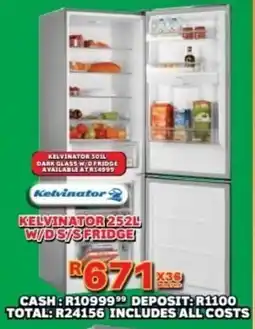 Lewis Kelvinator w/d s/s fridge offer