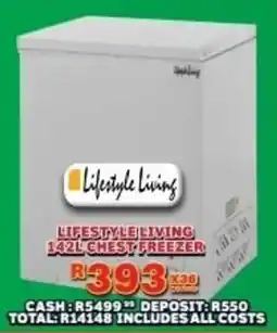 Lewis Lifestyle living chest freezer offer
