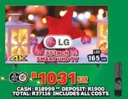 Lewis LG 65 inch Smart UHD TV offer