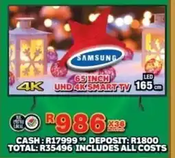 Lewis Samsung 65 inch UHD 4K Smart TV offer