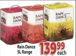 Supa Store Rain Dance Range offer