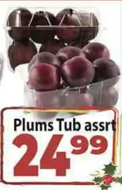 Supa Store Plums Tub offer