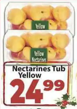 Supa Store Nectarines Tub Yellow offer