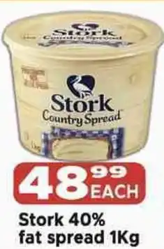 Supa Store Stork 40% fat spread offer