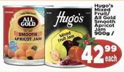 Supa Store Hugo's Mixed Fruit/ All Gold Smooth Apricot Jam offer