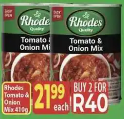 Supa Store Rhodes Tomato & Onion Mix offer