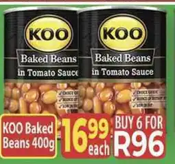 Supa Store KOO Baked Beans offer