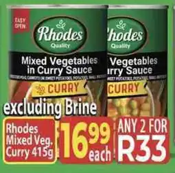 Supa Store Rhodes Mixed Veg. Curry offer