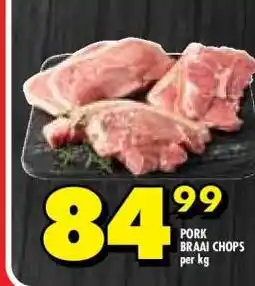 Shoprite PORK BRAAI CHOPS offer