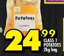 Shoprite CLASS 1 POTATOES offer