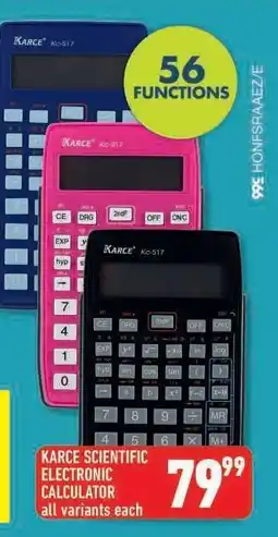Shoprite KARCE SCIENTIFIC ELECTRONIC CALCULATOR offer